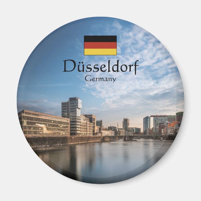 Imán Dusseldorf Alemania Magnet (Frente)