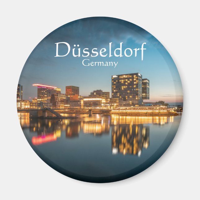 Imán Dusseldorf Alemania Souvenir (Frente)