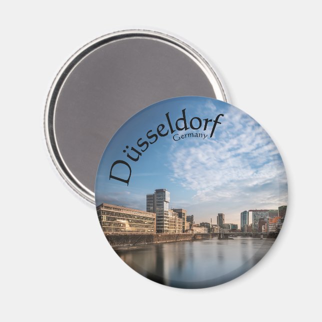 Imán Dusseldorf Souvenir (Anverso/Reverso)
