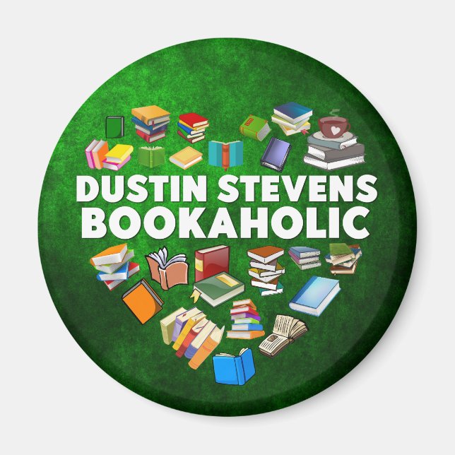 Imán Dustin Stevens Bookaholic (Frente)