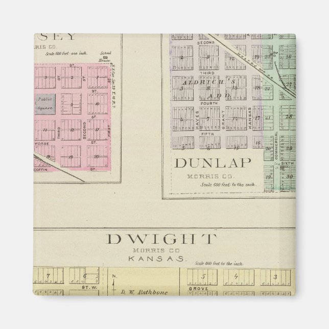 Imán Dwight, Wilsey, Dunlap, Kansas (Frente)
