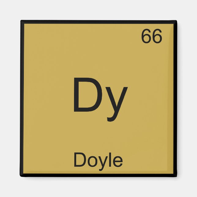 Imán Dy - Doyle Camiseta divertida con símbolo de eleme (Frente)