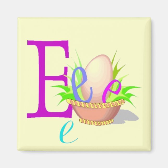 Imán E - Almohadilla (Frente)