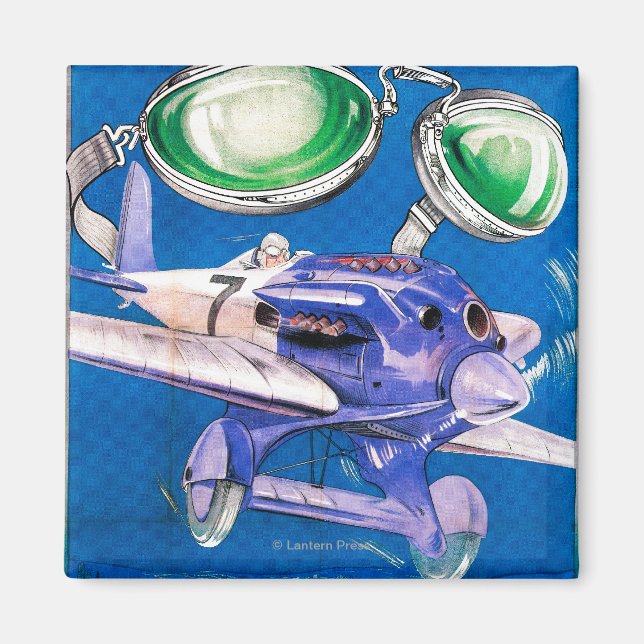 Imán E.B. Publicidad de gafas voladoras de Meyrowitz (Frente)