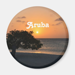 Imán Eagle Beach Sunset