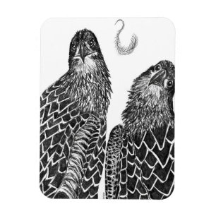 IMÁN EAGLE SIBLINGS Y FEATHER AMIGO Y GUÍA