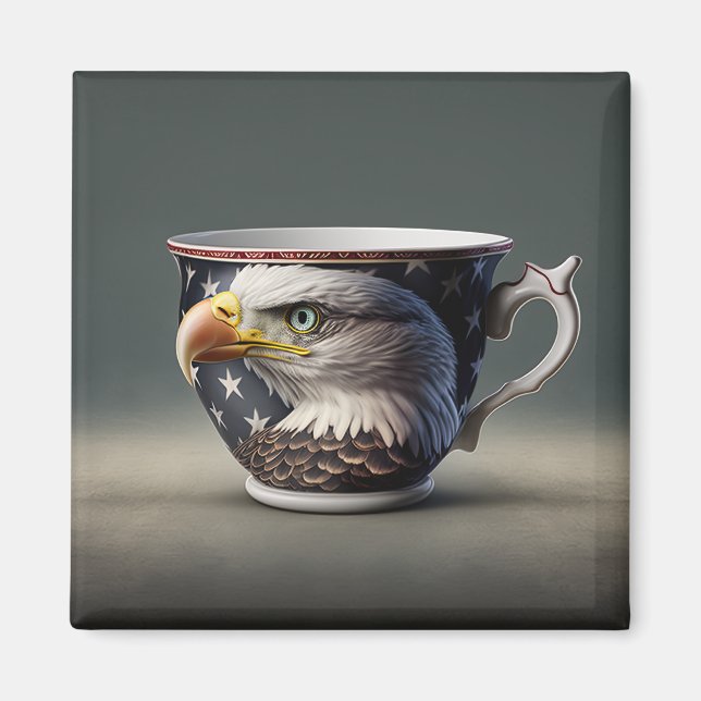 Imán Eagle Teacup (Frente)