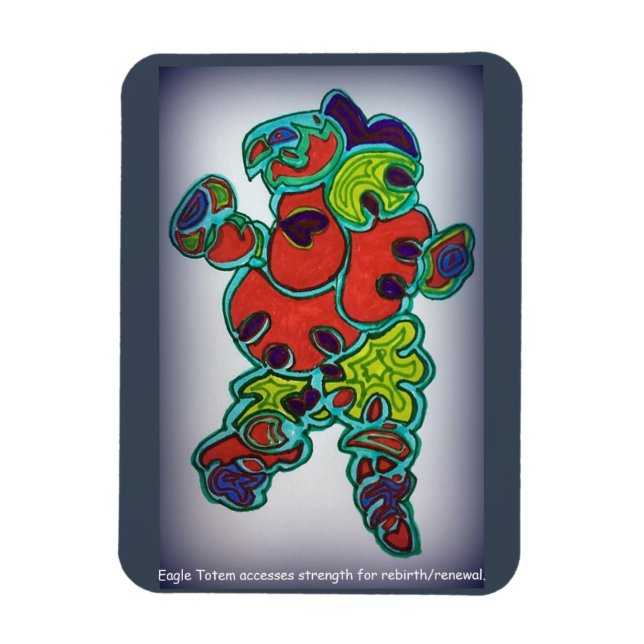Imán Eagle Totem Magnet (Vertical)