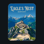 Imán Eagle's Nest Germany<br><div class="desc">Perched atop the Kehlstein mountain in the Bavarian Alps, the Eagle's Nest, or Kehlsteinhaus, is a historic building that offers some of the most breathtaking panoramic views in Europe. Originally constructed as a diplomatic meeting place, it survived the war and now serves as a seasonal restaurant and lookout point. Accessible...</div>