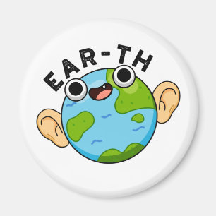 Imán Ear-th Funny Earth Pun