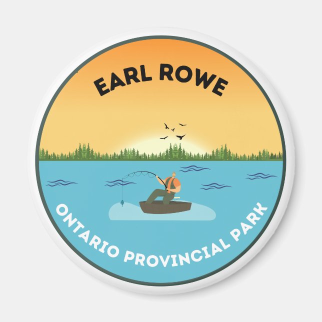 Imán Earl Rowe Ontario Provincial Park Magnet (Frente)