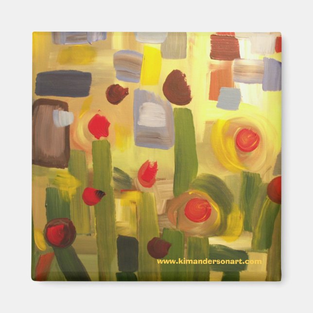 Imán Early Garden Magnet www.kimandersonart.com (Frente)
