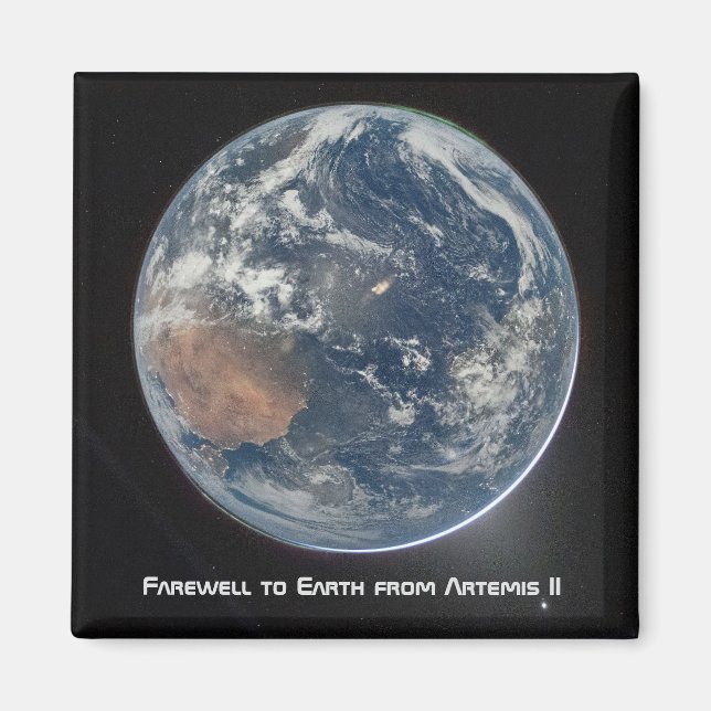 Imán Earth From Artemis II (Frente)