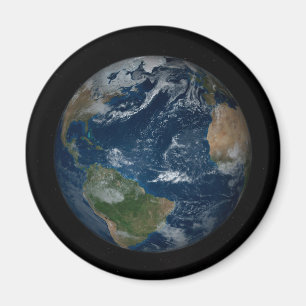 Imán Earth With Clouds And Sea Ice