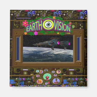 Imán EARTHOVISION Magnet (cuadrado)