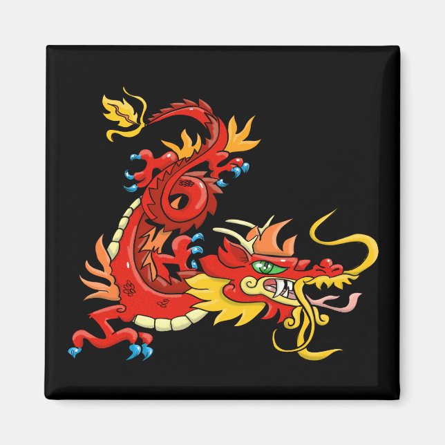 Imán East Asian Dragon Magnet (Frente)