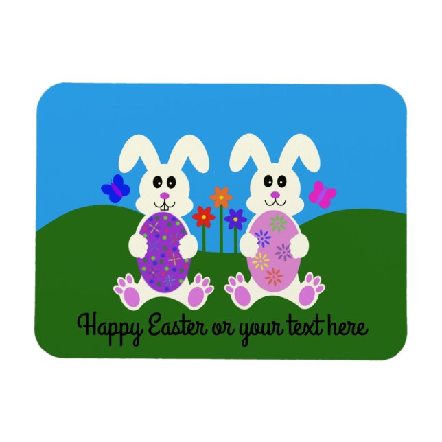 Imán Easter Bunny #4 Magnet (Horizontal)