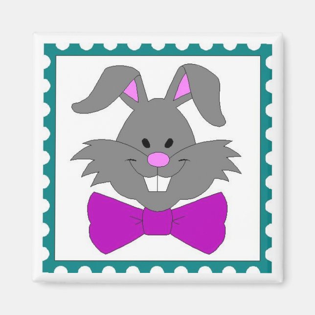 Imán Easter Bunny Art (Frente)