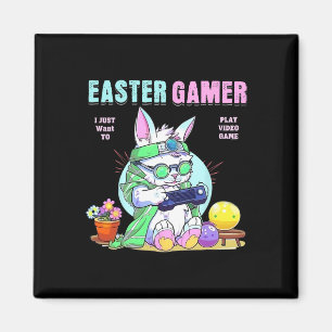 Imán Easter Bunny Funny Gamer Video Game Boys Chicas