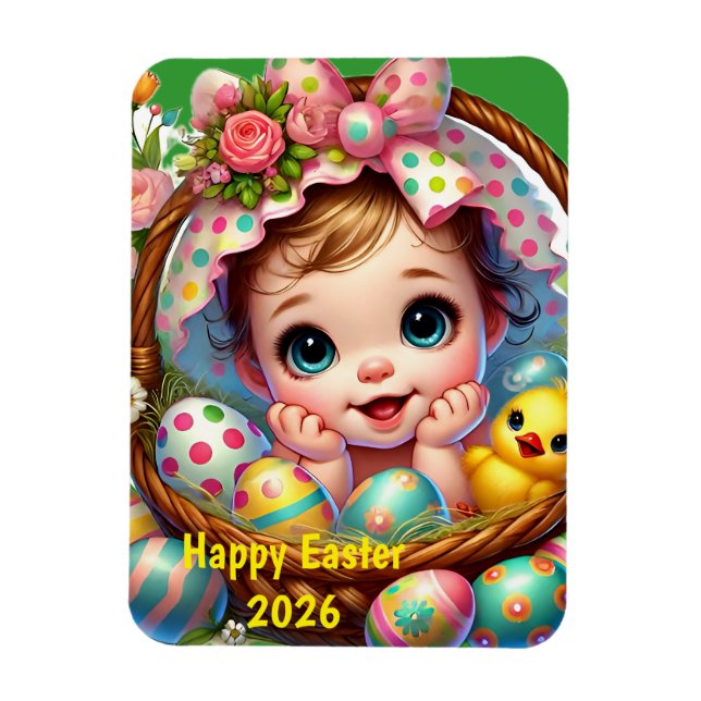 Imán EASTER ~ Flexible Photo Magnet (Vertical)