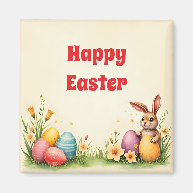 Imán Easter Little Rabbit Popular Collection (Frente)