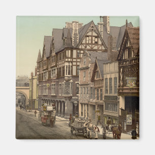 Imán Eastgate St y Newgate St, Chester, Inglaterra