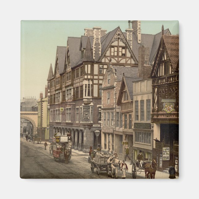Imán Eastgate St y Newgate St, Chester, Inglaterra (Frente)