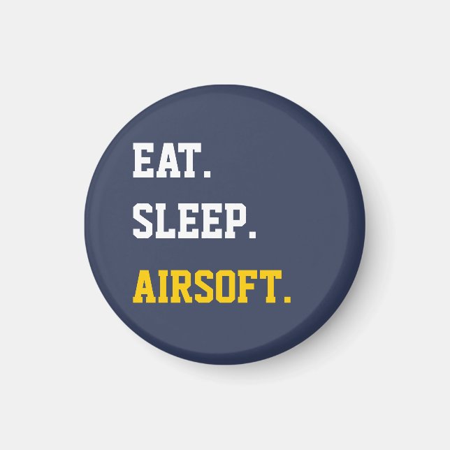 Imán Eat Sleep Airsoft (Frente)
