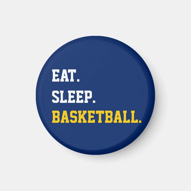 Imán Eat Sleep Basketball (Frente)