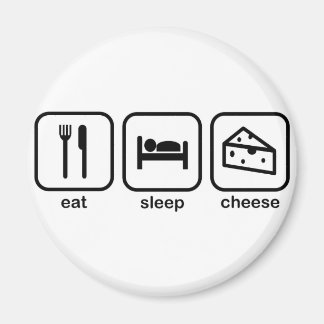 Imán Eat Sleep Cheese