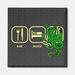 Imán Eat - Sleep - Cthulhu Magnet