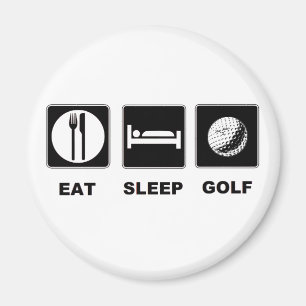 Imán Eat Sleep Golf