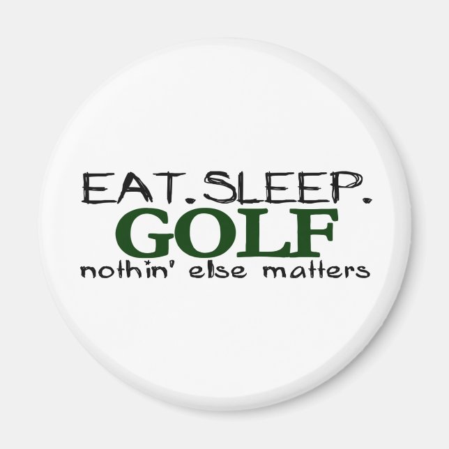 Imán Eat Sleep Golf (Frente)