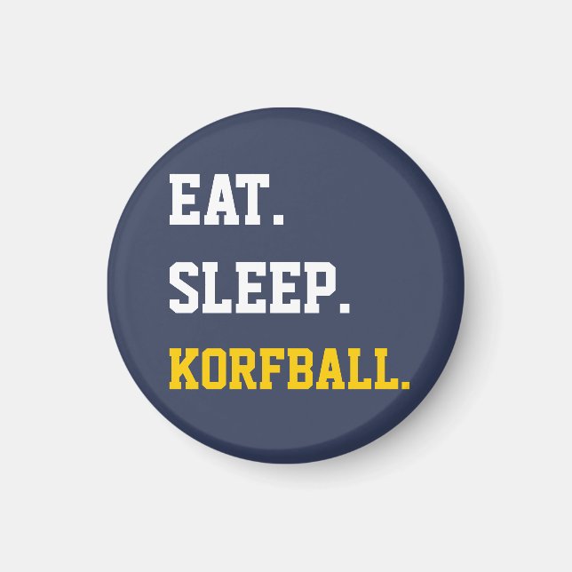 Imán Eat Sleep Korfball (Frente)