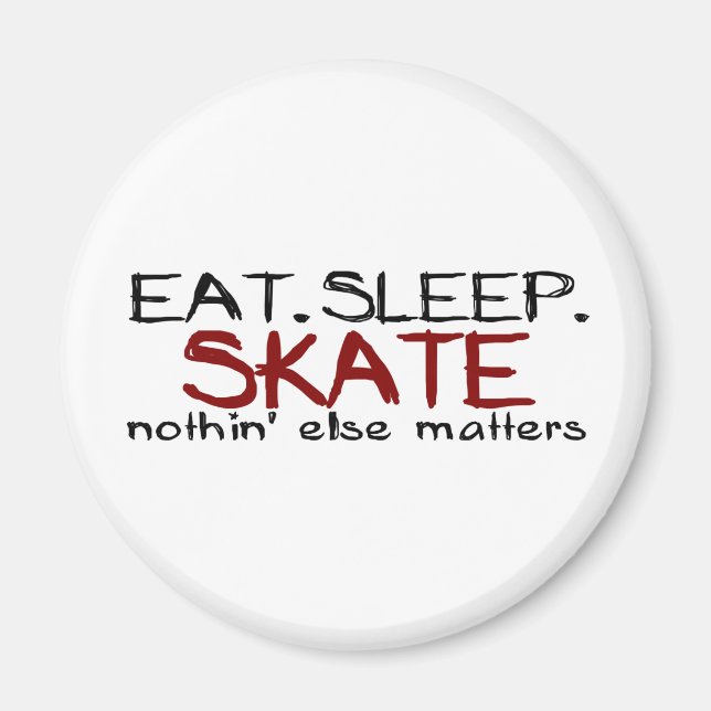 Imán Eat Sleep Skate (Frente)