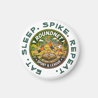 Imán Eat. Sleep. Spike. Repeat.