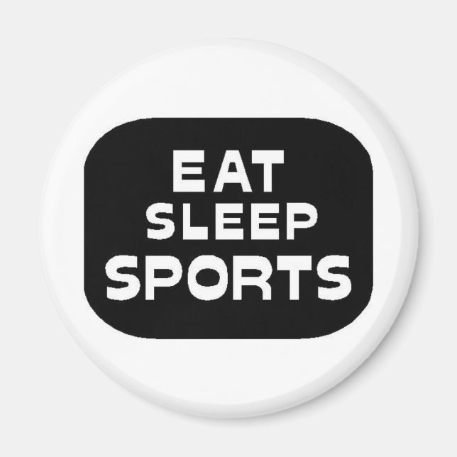 Imán Eat Sleep Sports (Frente)
