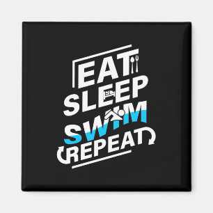 Imán Eat Sleep Swim
