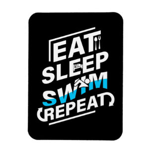 Imán Eat Sleep Swim