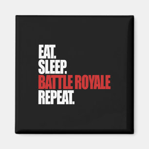 Imán Eat Sleep Ttle Royale Repetir Gracioso Gamer