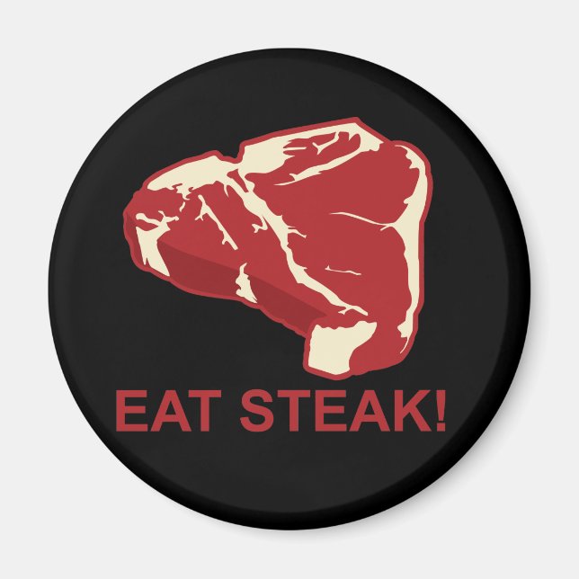 Imán Eat STeak (Frente)