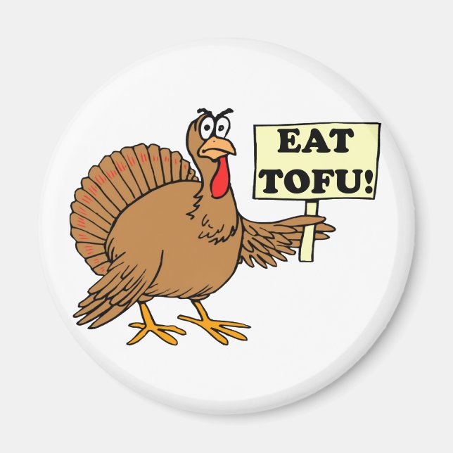 Imán Eat Tofu (Frente)