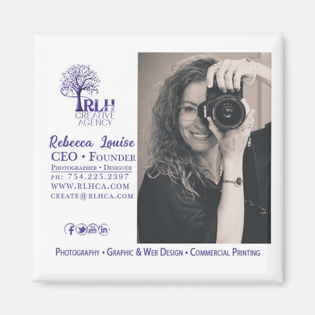 Imán eCard Magnet (Frente)