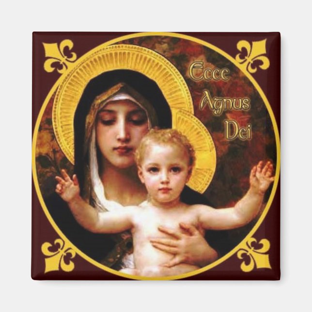 Imán Ecce Agnus Dei Magnet (Frente)