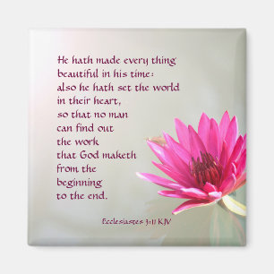 Imán Ecclesiastes 3:11 Todo bello en su tiempo