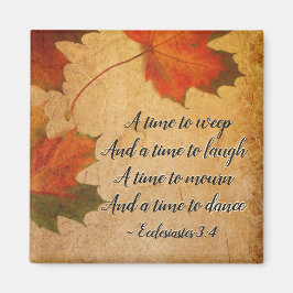 Imán Ecclesiastés 3:4 Un momento para llorar, hojas caí