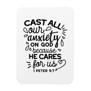 Imán Echa Toda Tu Ansiedad – 1 Pedro 5:7 Versículo Bíbl