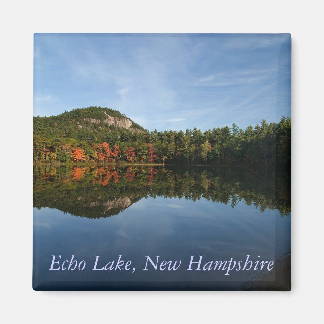 Imán Echo Lake New Hampshire Magnet (Frente)