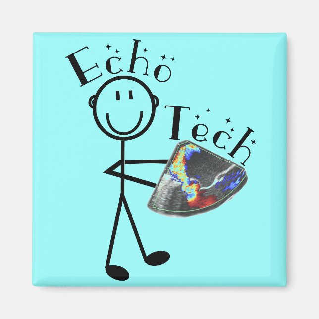 Imán Echo Tech Gifts (Técnico de Eco Cardíaco) (Frente)