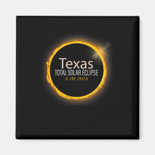 Imán Eclipse 2024 Camisa Eclipse Solar Total Texas